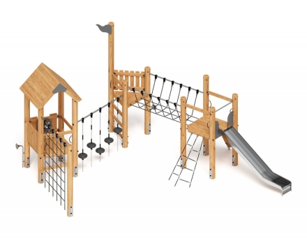 Детская игровая площадка Лиственница ДИК 2.24.02-Л, фото 1