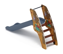 Горка пластиковая - ИО 42.01.05-05 - (серый скат) (Картонное королевство)H=900 Горка пластиковая - ИО 42.01.05-05 - (серый скат) (Картонное королевство)H=900