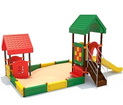 Песочный дворик ППД-021 П068 для детской площадки, фото 2