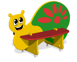 Лавочка Улитка 3 МФ-25.2 двойная для детской площадки Лавочка Улитка 3 МФ-25.2 двойная для детской площадки