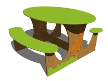 Стол детский 02024 для игровой площадки Стол детский 02024 для игровой площадки