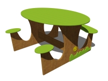Стол детский 02024 для игровой площадки Стол детский 02024 для игровой площадки