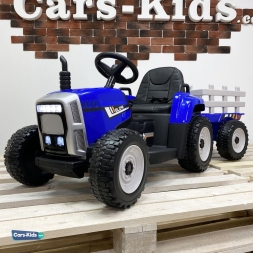 Электромобиль трактор с прицепом XMX611 (TR77) синий, фото 1