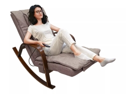 Массажное кресло качалка FUJIMO F2002 МСX Time2Chill Latte (Tailor 3) Вишня, фото 14