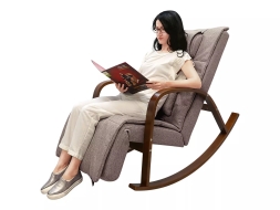 Массажное кресло качалка FUJIMO F2002 МСX Time2Chill Latte (Tailor 3) Вишня, фото 11