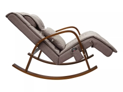 Массажное кресло качалка FUJIMO F2002 МСX Time2Chill Latte (Tailor 3) Вишня, фото 9