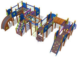 Спортивный комплекс 09022.21 для детской спортивной площадки, фото 1