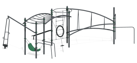 Спортивный комплекс Ветер СО-118.2 для детской площадки, фото 1