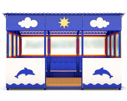 Теневой навес игровой Дельфин 20 м2, фото 2