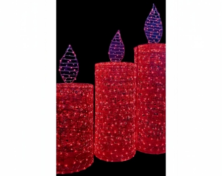 Световая фигура Свеча (высота 1,8 м), фото 1