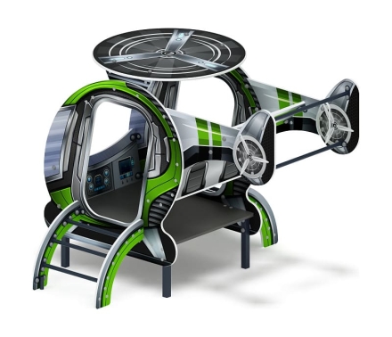 Вертолет (Техно) МФ 10.03.04-03, фото 4