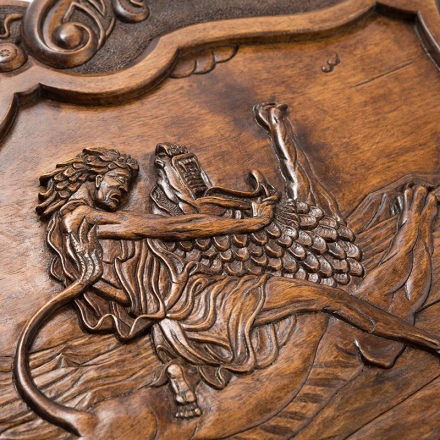 Нарды резные &quot;Битва со Львом&quot;, Haleyan, фото 2