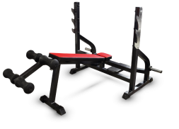 Скамья-стойка для жима под углом вниз Barbell МВ 2.25 чёрный