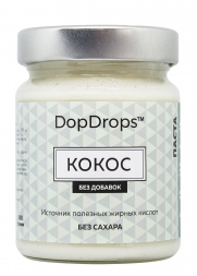 Кокосовая паста, без добавок, в стекле, 265г, фото 2