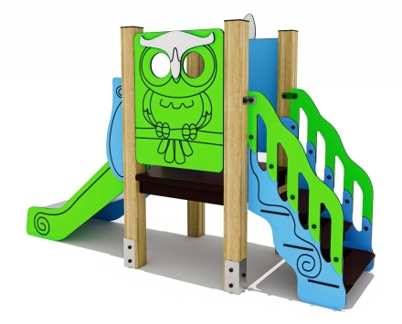 Детская горка ЛД081001 H=650 для игровой площадки, фото 1