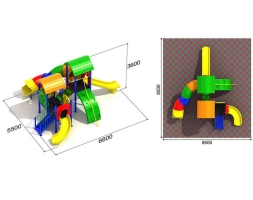 Детская игровая площадка Маугли 1.1, фото 2 Детская игровая площадка Маугли 1.1, фото 2