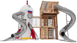 Игровой комплекс Космодром Эко 072004 для детской площадки, фото 1