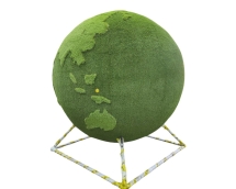 Топиари земной шар,d=220см - газон Eco+Premium