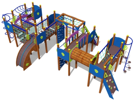 Спортивный комплекс 09021.21 для детской спортивной площадки, фото 2