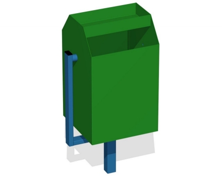 Урна с пепельницей Робот, фото 1