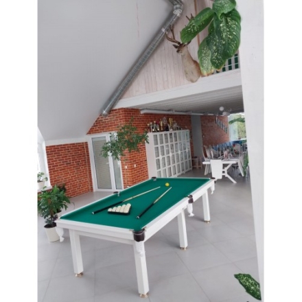 Бильярдный стол Балтика Колор для русского бильярда 9ф 273х148 см, фото 4