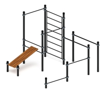 Воркаут 108 серый ВТ 12.21-03 Воркаут 108 серый ВТ 12.21-03