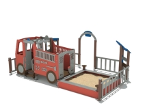 Песочный дворик МЧС для детской площадки Песочный дворик МЧС для детской площадки
