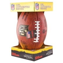 Мяч для американского футбола WILSON Duke, официальный мяч NFL, натуральная кожа