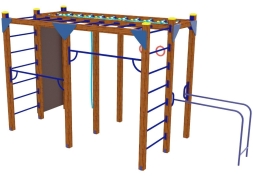 Спортивный комплекс 09019.21 для детской спортивной площадки, фото 2