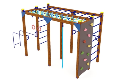 Спортивный комплекс 09019.21 для детской спортивной площадки, фото 1