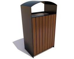 Урна Базис, Лиственница, фото 1 Урна Базис, Лиственница, фото 1