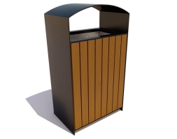 Урна Базис, Лиственница, фото 2 Урна Базис, Лиственница, фото 2