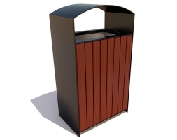 Урна Базис, Лиственница, фото 3 Урна Базис, Лиственница, фото 3