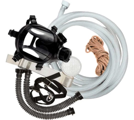 Противогаз шланговый РИМ ПШ-10С шланг ПВХ с маской ППМ-88 5109, фото 1