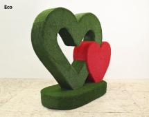Топиари стела сердца Гармония, мини - газон Есо Топиари стела сердца Гармония, мини - газон Есо