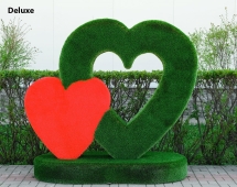 Топиари стела сердца Гармония, мини - газон Есо Топиари стела сердца Гармония, мини - газон Есо