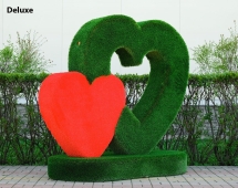 Топиари стела сердца Гармония, мини - газон Есо Топиари стела сердца Гармония, мини - газон Есо