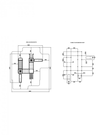 Детская игровая площадка Замок Пиксель ДИК 2.18.02-03 H=1200, фото 6