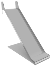 Горка из нержавеющей стали ГГН-1000.2500.008 для детской площадки Горка из нержавеющей стали ГГН-1000.2500.008 для детской площадки