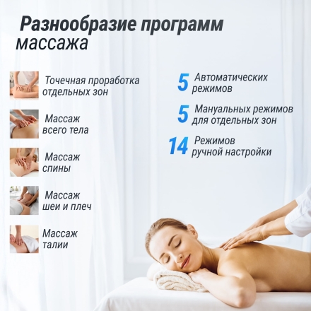 Массажное кресло UNIX Med Adora Grey, фото 18