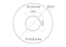 Стол детский Дубок 02020 для игровой площадки Стол детский Дубок 02020 для игровой площадки