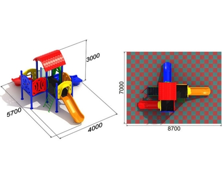 Детская площадка Мотылек 1.1, фото 2