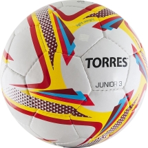 Мяч футбольный "TORRES Junior-3" р.3, бело-красно-желтый Мяч футбольный "TORRES Junior-3" р.3, бело-красно-желтый