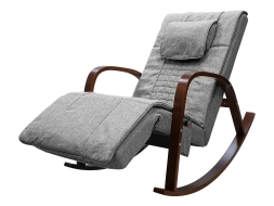 Массажное кресло качалка FUJIMO F2002 МСX Time2Chill Grey (Tailor 7) Вишня, фото 5