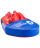 Лапы  прямые, кожзам, пара, красный/синий