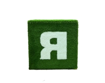 Топиари куб с сердцем, h=200см - газон Deluxe+Есо