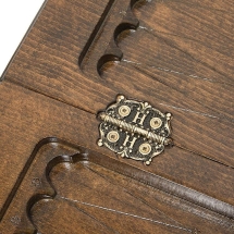 Шахматы + нарды резные "Овальные" 40, Haleyan Шахматы + нарды резные "Овальные" 40, Haleyan