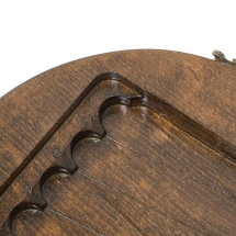 Шахматы + нарды резные "Овальные" 40, Haleyan Шахматы + нарды резные "Овальные" 40, Haleyan