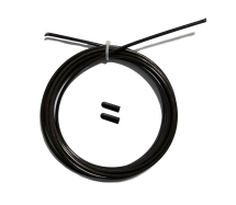 Трос с заглушками скоростной скакалки черный Трос с заглушками скоростной скакалки черный