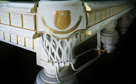 Бильярдный стол - Рыцарь 9 Футов, Американский пул, Super Stone 40 мм, фото 4